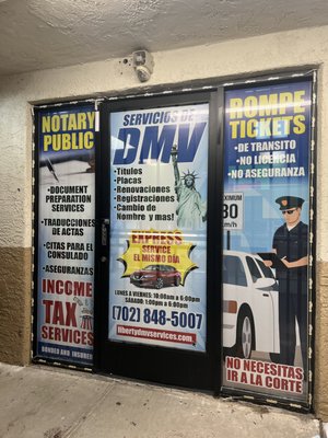 DMV SERVICES - Third party DMV Services
Titles Transfers, New Registrations, Plates
Renewals. DMV SERVICES - Third party DMV Services
Titles Transfers, New Registrations, Plates
Renewals.