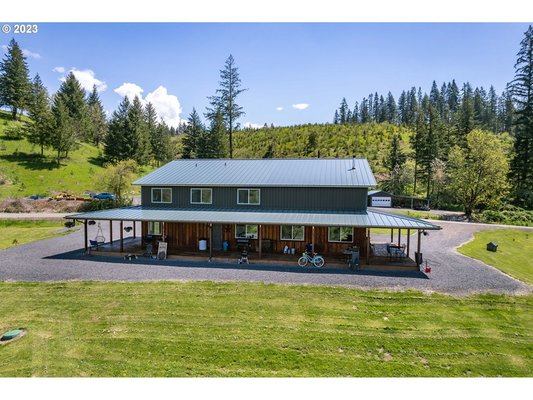 42361 UPPER BERLIN DR - Seller will contribute up to 30K for a rate buy down and closing costs. A magnificent creek runs right through this incredible 65 acre property in the foothills of the Cascade Mountain range. A dead end road, quiet, private, peaceful. A freshwater pond with covered patio, dock, fire pit, and picnic tables for swimming and sunsets. A two minute walk to the pristine Hamilton Creek, filled with frogs, fish & crawdads, in the most beautiful natural setting. You won't want to leave home! 30K trees have been planted and will be merchantable in 20-25 years. This is an incredible opportunity with a built in long term investment. Custom Home built in 2019, 3/2, views out every window that do not disappoint. Elk and deer are seen on a regular basis, as well as many other wild animals. Fish for Salmon and Steelhead in the South Santiam River just 8 miles away. A hunter/outdoorsman paradise! Please see the attached documents for the complete list of all property features. Motivated Seller will consider an owner carry. All farm equipment is negotiable. This is a must SEE property. The photos and video do not do it justice. Call for an appointment today! Sweet Home 10 miles, Lebanon 12 miles, Albany 28 miles, Brownsville 24 miles, Eugene 53 miles, Mallard Creek Golf Course 7 miles, Pineway Golf Course 9 miles, close to all amenities yet feels like a private retreat far away! Shop with 220, game processing room, 3 out buildings, fuel station, farm equipment negotiable, saw mill, fire pond and gravel logging road, so many amazing opportunities with this property! Highly Motivated Seller! They are ready for your offer!
MLS: 23609911 42361 UPPER BERLIN DR - Seller will contribute up to 30K for a rate buy down and closing costs. A magnificent creek runs right through this incredible 65 acre property in the foothills of the Cascade Mountain range. A dead end road, quiet, private, peaceful. A freshwater pond with covered patio, dock, fire pit, and picnic tables for swimming and sunsets. A two minute walk to the pristine Hamilton Creek, filled with frogs, fish & crawdads, in the most beautiful natural setting. You won't want to leave home! 30K trees have been planted and will be merchantable in 20-25 years. This is an incredible opportunity with a built in long term investment. Custom Home built in 2019, 3/2, views out every window that do not disappoint. Elk and deer are seen on a regular basis, as well as many other wild animals. Fish for Salmon and Steelhead in the South Santiam River just 8 miles away. A hunter/outdoorsman paradise! Please see the attached documents for the complete list of all property features. Motivated Seller will consider an owner carry. All farm equipment is negotiable. This is a must SEE property. The photos and video do not do it justice. Call for an appointment today! Sweet Home 10 miles, Lebanon 12 miles, Albany 28 miles, Brownsville 24 miles, Eugene 53 miles, Mallard Creek Golf Course 7 miles, Pineway Golf Course 9 miles, close to all amenities yet feels like a private retreat far away! Shop with 220, game processing room, 3 out buildings, fuel station, farm equipment negotiable, saw mill, fire pond and gravel logging road, so many amazing opportunities with this property! Highly Motivated Seller! They are ready for your offer!
MLS: 23609911