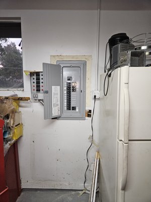 Panel Upgrade - This panel upgrade was done in late July. Customer was wanting to add on a rv charging station and a new welder in his garage. Unfortunately his existing panel wasn't big enough to handle the new load he wanted to get done. After going through the entire system and planning how to make this happen for him, we custom priced his panel on everything he wanted to have. Project went smooth and was done in a single day! Everything was done keeping ease in mind from breaker location/labeling as well as those upgrades that come with a new panel such as a surge protection and new grounding system. Customer was great I'd give him 5 stars just for the experience he gave our team while we upgraded his home.