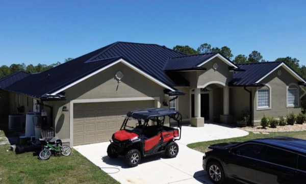 New Metal Residential Roof - Beautiful new residential roof project New Metal Residential Roof - Beautiful new residential roof project