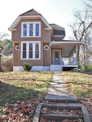 Exterior Home Renovations / upgrades - A home that has been repainted along with deck and front door and new windows Exterior Home Renovations / upgrades - A home that has been repainted along with deck and front door and new windows