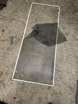 We fix and repair all broken screens. Let us help you save money by restoring your old screens! - Picked up the screens they were torn apart and faded This can happen on the most weathered sunny side of the house. No problem don’t throw them away. They are fixable