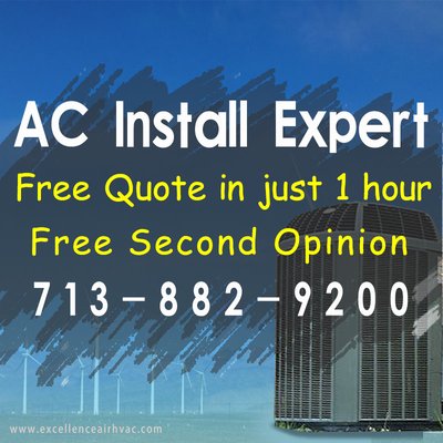 HVAC installation - We carry Carrier/American Standard/ Goodman. Free Estimate. 10 years parts and 10 years labor warranty available. Monthly payment is about $80-$400. HVAC installation - We carry Carrier/American Standard/ Goodman. Free Estimate. 10 years parts and 10 years labor warranty available. Monthly payment is about $80-$400.