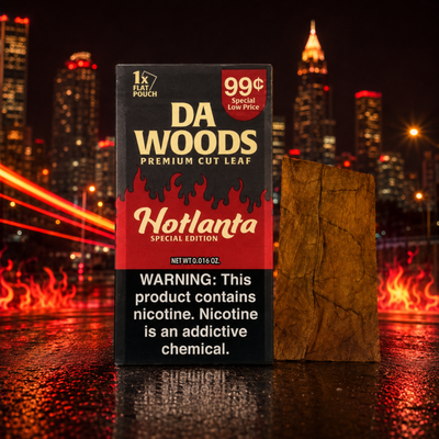 Da Woods Special Edition - Four cities. Four distinct vibes. One premium leaf lineup. 🍂🏙️
🔥 Hotlanta — Warm and sweet-forward with bold, earthy tobacco notes and a smooth finish.
❤️ CLE Land — Smooth and slightly sweet with clean, natural tobacco notes and a mild finish.
🌙 St. Louis Blues — Mellow and laid-back with soft tobacco notes, a clean draw, and a cool, smooth finish.
🏁 Motor City — Straightforward and natural with earthy tobacco notes and a smooth, balanced finish.
Each Da Woods Premium Cut Leaf comes fresh-sealed and ready for a slow, even burn. Stop by and find the city that matches your vibe! Da Woods Special Edition - Four cities. Four distinct vibes. One premium leaf lineup. 🍂🏙️
🔥 Hotlanta — Warm and sweet-forward with bold, earthy tobacco notes and a smooth finish.
❤️ CLE Land — Smooth and slightly sweet with clean, natural tobacco notes and a mild finish.
🌙 St. Louis Blues — Mellow and laid-back with soft tobacco notes, a clean draw, and a cool, smooth finish.
🏁 Motor City — Straightforward and natural with earthy tobacco notes and a smooth, balanced finish.
Each Da Woods Premium Cut Leaf comes fresh-sealed and ready for a slow, even burn. Stop by and find the city that matches your vibe!