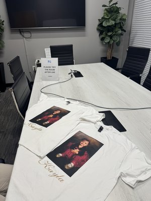 Kayla T-shirts , same day, picture and gold name printing - Two Kayla Shirts printing, picture plus Kayla name in gold , in the same day printing(30 mnts )