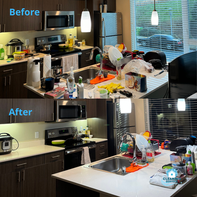 Cleaning BEFORE AND AFTER 2024 - Cleaning done by our employees before and after