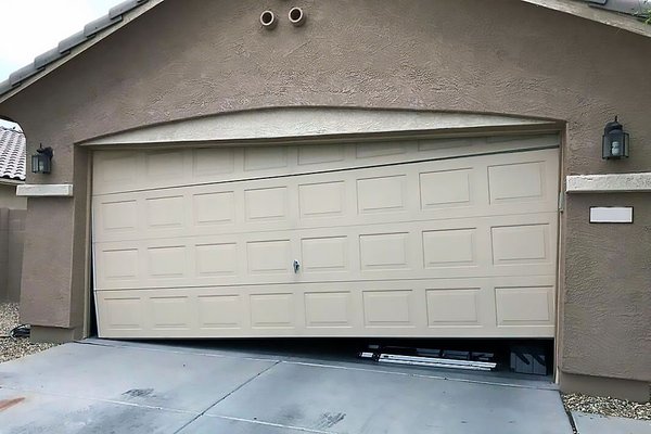 We can fix any situation! - Your garage door went off track?
Give us a call!
