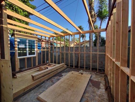 Garage - Remodeled garage. tore down garage and built my first She-Shed. Garage - Remodeled garage. tore down garage and built my first She-Shed.