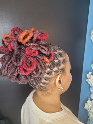 Loc Maintenance and styling - All things locs!  We start locs as well as maintain them for you. Loc detoxing is available as well.