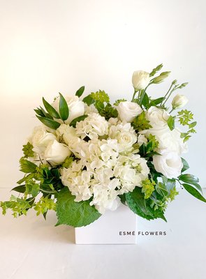Sympathy Arrangements by Esmé Flowers - We do many and all kinds of custom arrangements for sympathy. Here’s just a few sample photos of some of our arrangements. Please call us for any special requests.