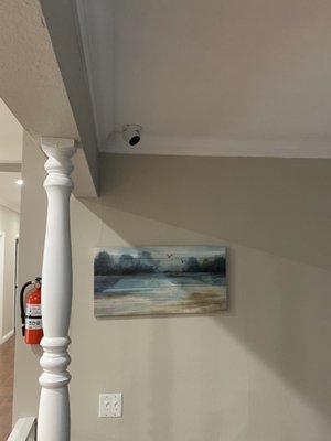 Woodland Hills 16 IP cameras project - This project was a house in Woodland Hills , we installed 16 hikvision security cameras.
We ran EMT conduit to the outside cameras .