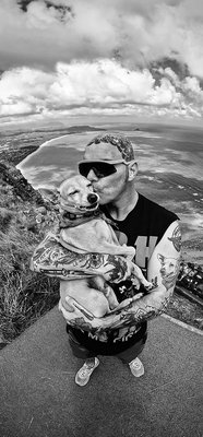 MARTIN | Traditional - MARTIN
Originally from Germany, Mahalo Martin brings his love of Oi! punk, good vibes, and bold American Traditional tattoos to the islands. With endless energy and a smile that never fades, Martin pours his heart into every piece he creates. When he’s not tattooing, you’ll catch him cruising in his VW bus or drawing fresh flash for the shop wall.
Martin has a special place in his heart for fellow German travelers—he loves helping them take home an unforgettable tattoo souvenir from Hawaii. Whether it’s your first tattoo or your fiftieth, Martin’s cheerful spirit and classic tattoo style make every session one to remember. MARTIN | Traditional - MARTIN
Originally from Germany, Mahalo Martin brings his love of Oi! punk, good vibes, and bold American Traditional tattoos to the islands. With endless energy and a smile that never fades, Martin pours his heart into every piece he creates. When he’s not tattooing, you’ll catch him cruising in his VW bus or drawing fresh flash for the shop wall.
Martin has a special place in his heart for fellow German travelers—he loves helping them take home an unforgettable tattoo souvenir from Hawaii. Whether it’s your first tattoo or your fiftieth, Martin’s cheerful spirit and classic tattoo style make every session one to remember.