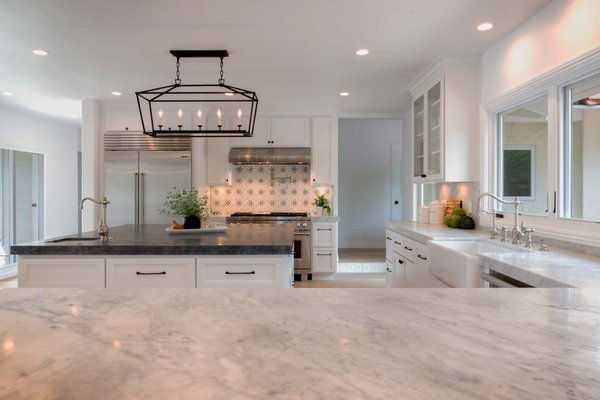 Marbleized Farmhouse - Our objective for this project was to provide a complete remodeling package for a family home in Montecito, CA that could accommodate a family of four. Our team took charge of the project by designing, drafting, managing and staging the whole home. We utilized marble as one of the main materials in multiple areas of the home. The overall style blended a modern and contemporary touch with a cozy farmhouse setting, inspired by renowned designer Joanna Gaines. We are delighted to have exceeded our client’s expectations with the final result of this project, which we believe will leave the family satisfied for many years to come. Marbleized Farmhouse - Our objective for this project was to provide a complete remodeling package for a family home in Montecito, CA that could accommodate a family of four. Our team took charge of the project by designing, drafting, managing and staging the whole home. We utilized marble as one of the main materials in multiple areas of the home. The overall style blended a modern and contemporary touch with a cozy farmhouse setting, inspired by renowned designer Joanna Gaines. We are delighted to have exceeded our client’s expectations with the final result of this project, which we believe will leave the family satisfied for many years to come.
