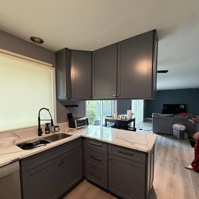 🗄️ Cabinet Painting & Remodeling Perfection - Your kitchen and bathroom cabinets play a major role in the look and functionality of your space, and with Jacob Painting’s cabinet painting and remodeling services, you don’t need a costly renovation to achieve a stunning transformation. Our detailed process begins with thorough cleaning and sanding, followed by precision priming and application of durable, beautiful finishes made to withstand everyday use. We handle every detail, from removing hardware to masking surfaces and ensuring your space is protected from start to finish. Whether you want to refresh outdated cabinets with modern colors or revive their natural beauty with classic style, our expert team works closely with you to bring your vision to life. We pride ourselves on our artistry, reliability, and knack for problem-solving, so you get cabinets that look like new—without the mess, stress, or expense of full replacement. Let Jacob Painting help you unlock the potential of your kitchen or bath and fall in love with your space all over again. 🗄️ Cabinet Painting & Remodeling Perfection - Your kitchen and bathroom cabinets play a major role in the look and functionality of your space, and with Jacob Painting’s cabinet painting and remodeling services, you don’t need a costly renovation to achieve a stunning transformation. Our detailed process begins with thorough cleaning and sanding, followed by precision priming and application of durable, beautiful finishes made to withstand everyday use. We handle every detail, from removing hardware to masking surfaces and ensuring your space is protected from start to finish. Whether you want to refresh outdated cabinets with modern colors or revive their natural beauty with classic style, our expert team works closely with you to bring your vision to life. We pride ourselves on our artistry, reliability, and knack for problem-solving, so you get cabinets that look like new—without the mess, stress, or expense of full replacement. Let Jacob Painting help you unlock the potential of your kitchen or bath and fall in love with your space all over again.
