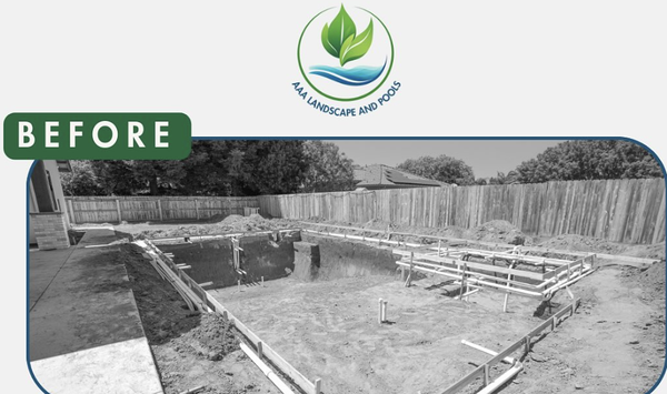 Pool Construction - We specialise in pool constructions and would love to work on your backyard! We were able to get this job done in no time for our customers to enjoy their summer. Give us a call for your pool construction needs.