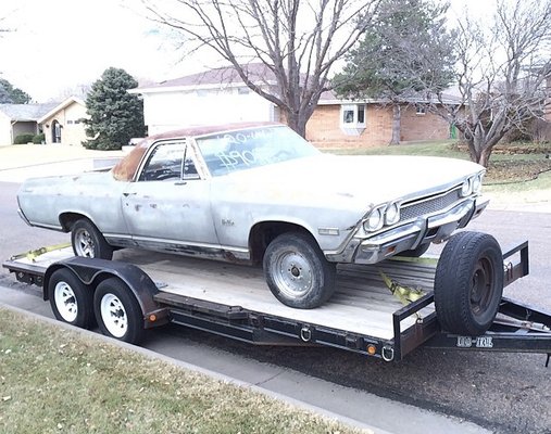Customer Ground Up Restoration of El Camino with US Mag Wheels and Nitto Tires - Customer did a Ground Up Restoration of El Camino. Part of the upgrade was new US Mag Wheels and Nitto Tires.