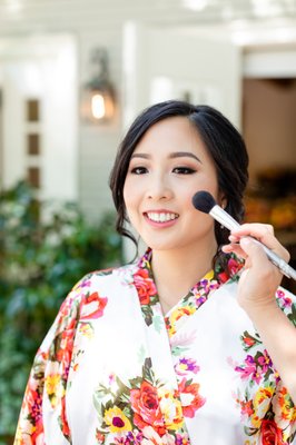 Jess Raymond Wedding - Many brides want different looks for the wedding and tea ceremony or banquet. We can accomodate multiple styles and touch-ups. Jess Raymond Wedding - Many brides want different looks for the wedding and tea ceremony or banquet. We can accomodate multiple styles and touch-ups.