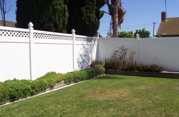 Vinyl Privacy Fencing - Americraft Vinyl, in Fountain Valley, CA brings American craftsmanship to your home, in the form of durable, no maintenance, vinyl gates, fences, pergolas, gazebos and vinyl custom structures. Vinyl has quickly become the material of choice for enduring, property enhancing, gates, fences and other home improvements. Picture, a vinyl fence and vinyl gates enclosing your home, or a vinyl pergola or vinyl gazebo gracing your back yard. Vinyl is impervious to weather, termites, dry rot, rust and the ravages of time. Vinyl never needs scraping, patching or a coat of paint. Maintenance free vinyl simply eliminates the drudgery of taking care of the traditional wood or metal structures that currently surround and enclose your property.