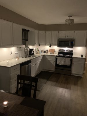Remodel - New puck lights in home remodel!