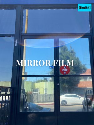 Mirror Film - This one way window film only provides superb privacy during the daytime, the mirror reflection design of privacy control window film allows others to not see any of your interior from the outside, effectively protect your private space. Mirror film is designed to reflect some of the heat back outside, thus reducing the amount of heat transmitted through window glass, which can keep cool in summer and retain heat in winter
Services: Daytime Privacy Protection, UV Blocking & Glare Control, Heat Control & Energy Saving Mirror Film - This one way window film only provides superb privacy during the daytime, the mirror reflection design of privacy control window film allows others to not see any of your interior from the outside, effectively protect your private space. Mirror film is designed to reflect some of the heat back outside, thus reducing the amount of heat transmitted through window glass, which can keep cool in summer and retain heat in winter
Services: Daytime Privacy Protection, UV Blocking & Glare Control, Heat Control & Energy Saving