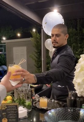 The Bartender Experience - A&A EventosLLC Luxury Event Service, Now with Bartender Frank showcasing his amazing skill for your event. His flavors and different creations will make your guests very happy The Bartender Experience - A&A EventosLLC Luxury Event Service, Now with Bartender Frank showcasing his amazing skill for your event. His flavors and different creations will make your guests very happy