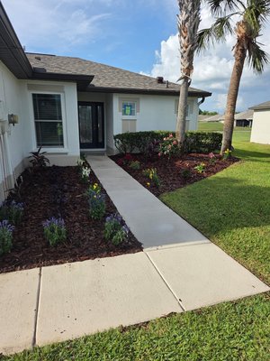landscape demo - customer wanted bushes removed and pretty landscape installed landscape demo - customer wanted bushes removed and pretty landscape installed