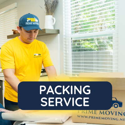 Packing service - Prime Moving’s packing service is designed to give you peace of mind, knowing your belongings are securely packed for a safe journey. Our skilled movers use high-quality materials, including sturdy boxes, bubble wrap, and protective padding, to ensure that each item is carefully protected. We handle everything from delicate glassware and electronics to large furniture, using the right packing techniques to prevent damage. Our service is customizable to fit your needs, whether you require full packing for your entire home or just a few specific items. With Prime Moving’s attention to detail, you can trust that each item is prepared to arrive at your new location in perfect condition. Packing service - Prime Moving’s packing service is designed to give you peace of mind, knowing your belongings are securely packed for a safe journey. Our skilled movers use high-quality materials, including sturdy boxes, bubble wrap, and protective padding, to ensure that each item is carefully protected. We handle everything from delicate glassware and electronics to large furniture, using the right packing techniques to prevent damage. Our service is customizable to fit your needs, whether you require full packing for your entire home or just a few specific items. With Prime Moving’s attention to detail, you can trust that each item is prepared to arrive at your new location in perfect condition.