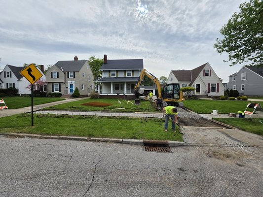 Fairview park ohio - new driveway installation Fairview park ohio - new driveway installation