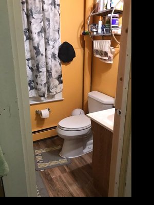 Bathroom Renovation - This remodel was done on an old bathroom and small closet that was conjoint. After demolition, SAS Renovation LLC was successful in expanding the single sink bathroom into a double sink, shower and tub. Bathroom Renovation - This remodel was done on an old bathroom and small closet that was conjoint. After demolition, SAS Renovation LLC was successful in expanding the single sink bathroom into a double sink, shower and tub.