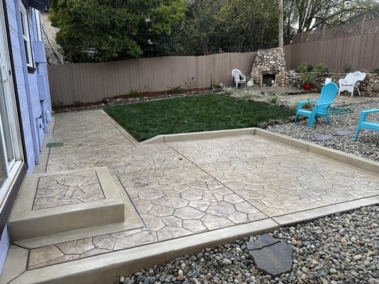 CONCRETE - Campos Landscaping specializes in providing high-quality cement services that enhance the durability and aesthetics of your outdoor spaces.
Stamped or swept cement.
And all bay area on foundations , slab foundations , patios, driveways, slabs, piers,.retaining walls and proven to be second to none in the area. free estimates. No matter the size. we always deliver clean beautiful work. CONCRETE - Campos Landscaping specializes in providing high-quality cement services that enhance the durability and aesthetics of your outdoor spaces.
Stamped or swept cement.
And all bay area on foundations , slab foundations , patios, driveways, slabs, piers,.retaining walls and proven to be second to none in the area. free estimates. No matter the size. we always deliver clean beautiful work.