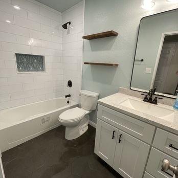 Bathroom Remodels - Turners Construction Service has proudly served the Inland Empire since 2004, specializing in full bathroom remodels for homeowners seeking quality, reliability, and transformative results. Our experienced team handles every step of the renovation process—from design and demolition to installation and finishing touches—ensuring a seamless, stress-free experience. We are committed to exceptional craftsmanship, honest communication, and delivering beautiful, functional bathrooms tailored to each client’s vision and needs. Bathroom Remodels - Turners Construction Service has proudly served the Inland Empire since 2004, specializing in full bathroom remodels for homeowners seeking quality, reliability, and transformative results. Our experienced team handles every step of the renovation process—from design and demolition to installation and finishing touches—ensuring a seamless, stress-free experience. We are committed to exceptional craftsmanship, honest communication, and delivering beautiful, functional bathrooms tailored to each client’s vision and needs.