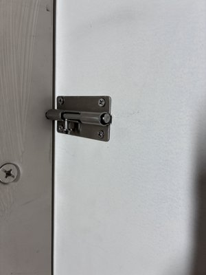 Bolt lock installation - I installed a bolt lock for a business that was experiencing theft. Bolt lock installation - I installed a bolt lock for a business that was experiencing theft.