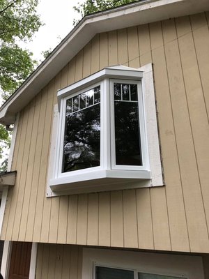 Bay Window Installation - A bay window can make a great addition to any home. When crafted well, a bay window can last a lifetime. However, a bay window is only as good as the installation behind it. Take a look to see all the parts that go into making a bay window spectacular, and call Alexandria for all of your window and doors needs. We know what it takes to do the job right the first time! Bay Window Installation - A bay window can make a great addition to any home. When crafted well, a bay window can last a lifetime. However, a bay window is only as good as the installation behind it. Take a look to see all the parts that go into making a bay window spectacular, and call Alexandria for all of your window and doors needs. We know what it takes to do the job right the first time!