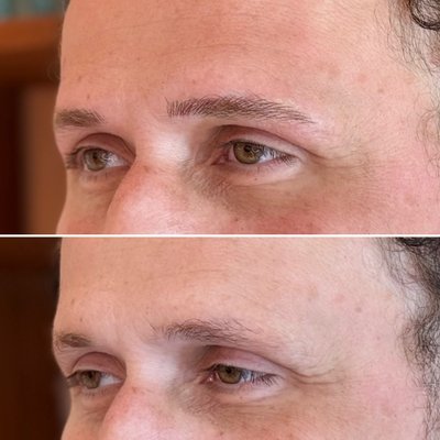 Men’s Brows - Nano is a great option for men, who are seeking the most natural brow enhancement. 

Mina will design your brows hair-by-hair, so you have a clear idea of what they’ll look like prior to the procedure.