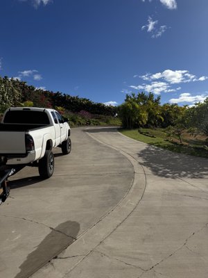 Concrete Cleaning - At Ha‘aheo Pressure Washing, we specialize in transforming dirty, stained, and weathered concrete into spotless, like-new surfaces. Our professional concrete cleaning services remove built-up grime, oil, algae, and mildew using powerful, eco-friendly equipment restoring driveways, patios, sidewalks, and parking areas to their original shine while enhancing your property’s curb appeal.