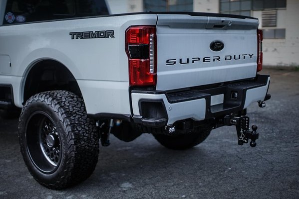 2025 F350 Tremor - 2025 Ford F-350 Tremor was built to dominate both work and adventure. Outfitted with King shocks for unmatched suspension control and a full Baja Designs lighting setup, this truck is ready for long nights, tough trails, and heavy hauls. Combining modern Tremor capability with premium off-road upgrades, it’s a true powerhouse that delivers strength, reliability, and style in one bold package. 2025 F350 Tremor - 2025 Ford F-350 Tremor was built to dominate both work and adventure. Outfitted with King shocks for unmatched suspension control and a full Baja Designs lighting setup, this truck is ready for long nights, tough trails, and heavy hauls. Combining modern Tremor capability with premium off-road upgrades, it’s a true powerhouse that delivers strength, reliability, and style in one bold package.