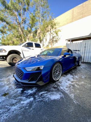Audi R8 gets full transformation! - This Audi R8 is no joke...receiving our premium exterior services and Ceramic Coating booster! Audi R8 gets full transformation! - This Audi R8 is no joke...receiving our premium exterior services and Ceramic Coating booster!