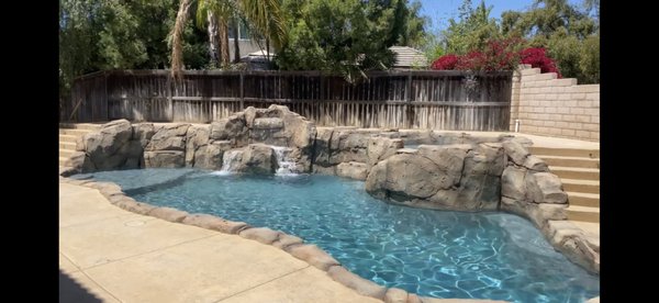 Inground Pool Installation - This project was a full backyard transformation. Demo existing retaining wall and concrete. And created a place where the customer can come out and feel he’s at Parker az. Pool is 17x36 and a 8’ spa. Custom Rockscape, mini pebble plaster, and color led lights
This project was roughly 100-110k Inground Pool Installation - This project was a full backyard transformation. Demo existing retaining wall and concrete. And created a place where the customer can come out and feel he’s at Parker az. Pool is 17x36 and a 8’ spa. Custom Rockscape, mini pebble plaster, and color led lights
This project was roughly 100-110k