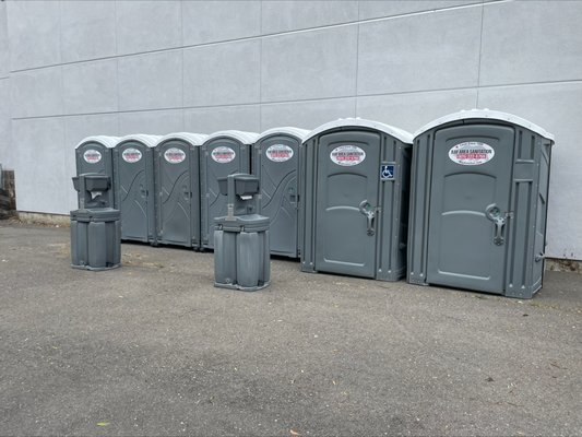 Porta Potty Rentals - We expanded to portable sanitation a few years ago because, as we walked job projects and construction sites, we discovered the sad quality standards of the on-site portable sanitation units. We knew we could do better, and your construction team and the festival goer deserved better! Request a quote from us today! Porta Potty Rentals - We expanded to portable sanitation a few years ago because, as we walked job projects and construction sites, we discovered the sad quality standards of the on-site portable sanitation units. We knew we could do better, and your construction team and the festival goer deserved better! Request a quote from us today!