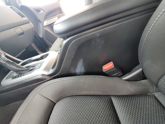 Chevy Colorado interior detail - This Colorado came in completely stained up and looking for a refresher! this one took around 3 hours to complete. The truck was im good hands and completed in a timely manor. The end results were amazing!