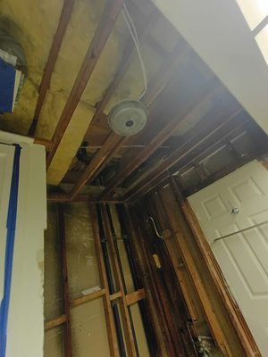 Mold remediation in master bathroom complete bathroom remodel after remediation may 2025 - This remodel was done in old master bathroom that after that air quality testing for mold came back positive in high measures the client hired our company to preform the mold remediation Mold remediation in master bathroom complete bathroom remodel after remediation may 2025 - This remodel was done in old master bathroom that after that air quality testing for mold came back positive in high measures the client hired our company to preform the mold remediation