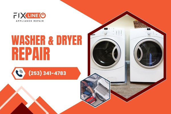 Washer and dryer repair - When your washer or dryer breaks down, laundry piles up fast. At Fixline Appliance Repair, we know you need help quickly, so we respond promptly and show up when we say we will.
Our skilled technicians repair all major washer and dryer brands and models, including both traditional machines and modern smart appliances. Whether your washer won't spin, leaks water, makes loud noises, or your dryer won't heat or tumbles but doesn't dry, we've got the expertise to fix it right.
We start with a complete diagnostic assessment to identify the problem accurately. Then we explain what's wrong in clear, easy-to-understand terms and provide honest, upfront pricing with no hidden fees. Our washer and dryer repair service covers everything from drum replacements and motor repairs to control board fixes, belt replacements, and drainage issues.
Every repair comes with a solid warranty because we stand behind our work and want you to feel confident your appliances will run reliably.
From high-efficiency front-loaders to classic top-load washers and everything in between, Fixline Appliance Repair delivers professional service you can trust. Call us today and get your laundry routine back on track! Washer and dryer repair - When your washer or dryer breaks down, laundry piles up fast. At Fixline Appliance Repair, we know you need help quickly, so we respond promptly and show up when we say we will.
Our skilled technicians repair all major washer and dryer brands and models, including both traditional machines and modern smart appliances. Whether your washer won't spin, leaks water, makes loud noises, or your dryer won't heat or tumbles but doesn't dry, we've got the expertise to fix it right.
We start with a complete diagnostic assessment to identify the problem accurately. Then we explain what's wrong in clear, easy-to-understand terms and provide honest, upfront pricing with no hidden fees. Our washer and dryer repair service covers everything from drum replacements and motor repairs to control board fixes, belt replacements, and drainage issues.
Every repair comes with a solid warranty because we stand behind our work and want you to feel confident your appliances will run reliably.
From high-efficiency front-loaders to classic top-load washers and everything in between, Fixline Appliance Repair delivers professional service you can trust. Call us today and get your laundry routine back on track!