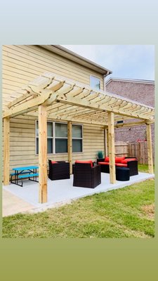 Pergolas with roofing - I can build a custom pergola to fit your outdoor area. With or without PVC roofing Pergolas with roofing - I can build a custom pergola to fit your outdoor area. With or without PVC roofing