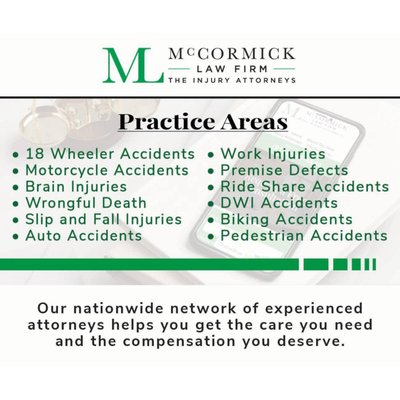 Car Wreck Attorneys - When you’re injured in a car accident you need a team that can act immediately and fight for you wherever your case needs to go. McCormick Law Firm is headquartered in the Dallas–Fort Worth area and backed by 35+ skilled attorneys licensed in over 18 states. That means we don’t have to hand your case off to another firm if the at-fault driver, company, or insurer is based somewhere else. We have the reach and the resources to pursue your case directly. Our accident injury lawyers are committed to securing the full compensation and care you deserve. We build strong cases, negotiate strategically, and litigate aggressively when necessary. Don’t settle for less than what your case is worth. Thousands Helped, Millions Paid. Let us fight for you!