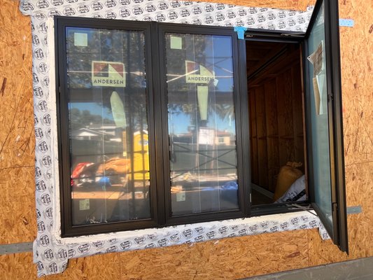 Andersen Vinyl windows. - 2 story house New construction installation.
Andersen 100 series. Andersen Vinyl windows. - 2 story house New construction installation.
Andersen 100 series.