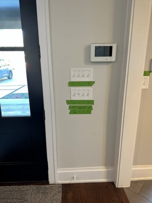 Home Automation - We installed this smart home automation switches that connects to smart devices. phone, and reduces your number of switches and clutter on your walls.