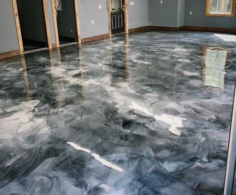 Metallic Epoxy Flooring - Are you looking to elevate the aesthetic appeal of your floors while ensuring uncompromised durability? Look no further! Our Metallic Epoxy Flooring Services at Zone Garage Denver offer a unique blend of beauty and strength, ideal for commercial, industrial, and residential spaces. Metallic Epoxy Flooring - Are you looking to elevate the aesthetic appeal of your floors while ensuring uncompromised durability? Look no further! Our Metallic Epoxy Flooring Services at Zone Garage Denver offer a unique blend of beauty and strength, ideal for commercial, industrial, and residential spaces.