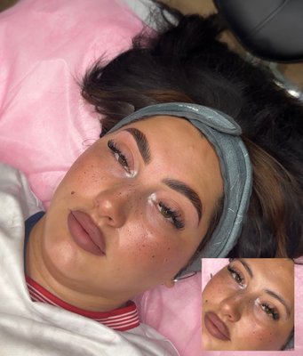 Before and after Brow Lamination with tinting - Brow lamination with tinting is the perfect way for you to save time in the morning and wake up with the most perfect browse that will last you anywhere from 6 to 8 weeks with proper aftercare! Before and after Brow Lamination with tinting - Brow lamination with tinting is the perfect way for you to save time in the morning and wake up with the most perfect browse that will last you anywhere from 6 to 8 weeks with proper aftercare!