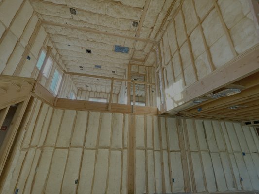 New two story construction insulation - This beautiful, two story home needed exterior wall insulation and ceiling insulation installed to QII (Quality Insulation Inspection) standards. Inspection passed on the first try and the interior wall insulation was the cherry on top for ultimate comfort for this young home owner! New two story construction insulation - This beautiful, two story home needed exterior wall insulation and ceiling insulation installed to QII (Quality Insulation Inspection) standards. Inspection passed on the first try and the interior wall insulation was the cherry on top for ultimate comfort for this young home owner!