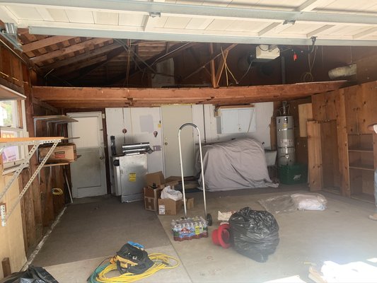 Garage makeover - Garage makeover in Menlo Park, CA